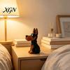 Creative Wooden Craft Doberman Ornament, Hand Carved Sculpture, Cute Handcrafted Dog Statue Figurine for Home Shelf And Entryway Basswood Decor