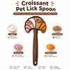 Silicone Pet Lick Stick with Non- Handle, Interactive Dispenser for Dogs and Cats, Feeding Toy