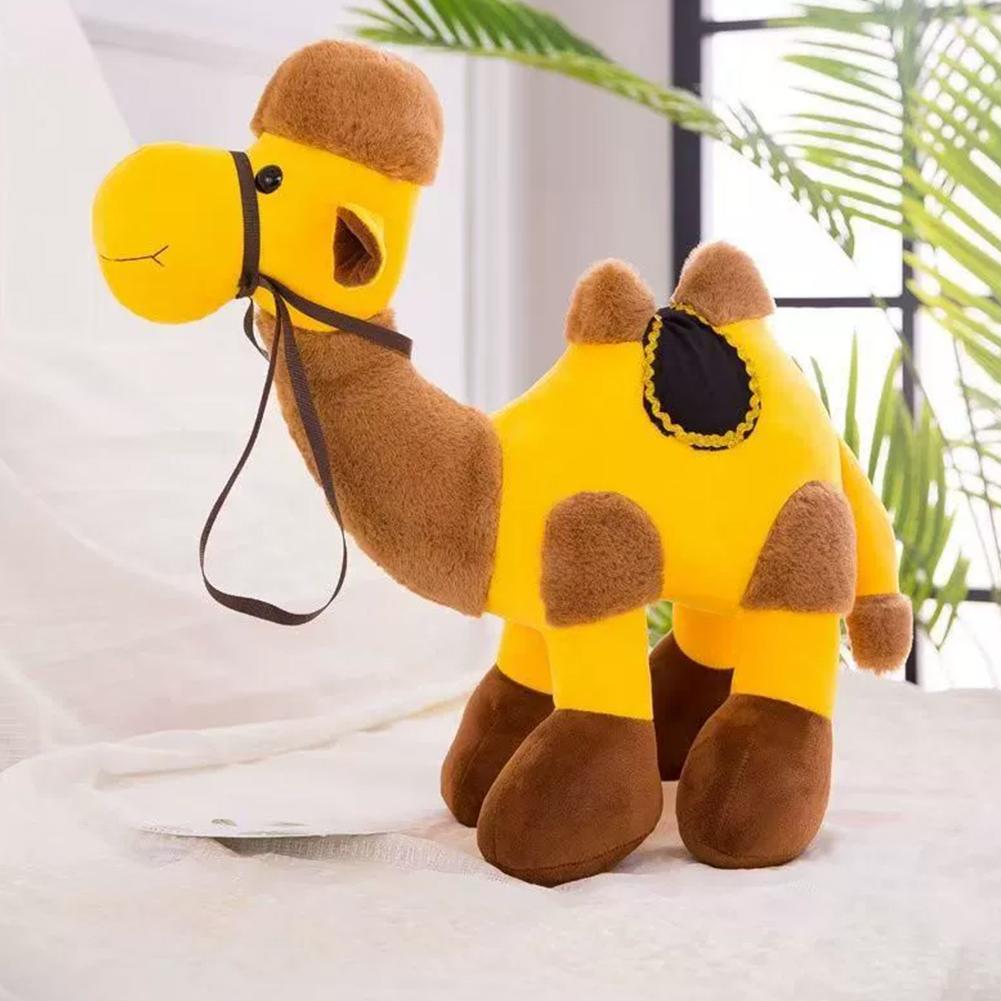 30Cm Plush Camel Stuffed Toy Double Hump Soft Travel Desert Companion Gift For Kids Children Play