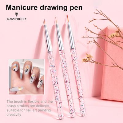 Krása Nail Liner Ozdoby na nechty Štetec Využite umelecké diela Urob si sám