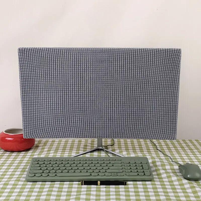 19-100Inch Computer Monitor Dust Cover Sleeve Case Desktop Screen Waterproof Protector Case Washable Accessories Computer Covers