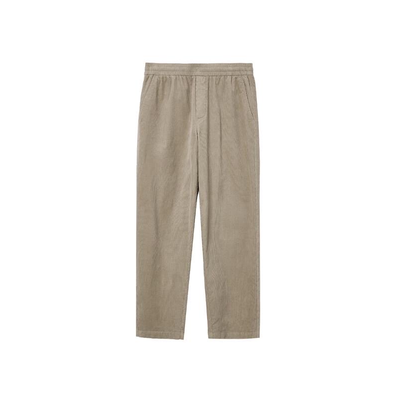 JACK&JONES Men's Corduroy Tapered Cropped Pants