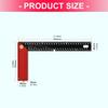 L-Shaped Precisions Square Right Angles Ruler Positioning and Marking Ruler For Carpentry And Construction