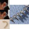 Fashion Alloy Ear Climber With Geometric And Rivet Design For Stylish Women And Gifts