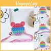 Stylish Silicone Children's Crossbody Bag With Cute Cartoon Design And Anti-pressure Features For Everyday Use