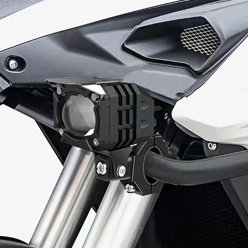 Motorcycle Light Bracket Aluminum Alloy Heavy-Duty Electric Scooter LED Light Mounting Bracket For Night Highway Riding Touring