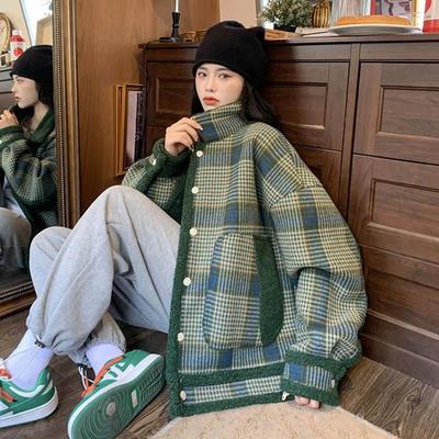 Autumn and Winter Denim Jacket Thickened Female Large Size Casual Shirt Female Long-sleeved Warm Tops Haphazard Jacket