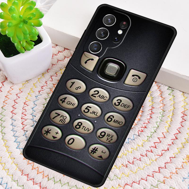 Retro mobile TPU Phone Case For Samsung Galaxy note 10 pro S26 S25 S24 S23 S22 Ultra Plus S21 FE S20 Shockproof Cover
