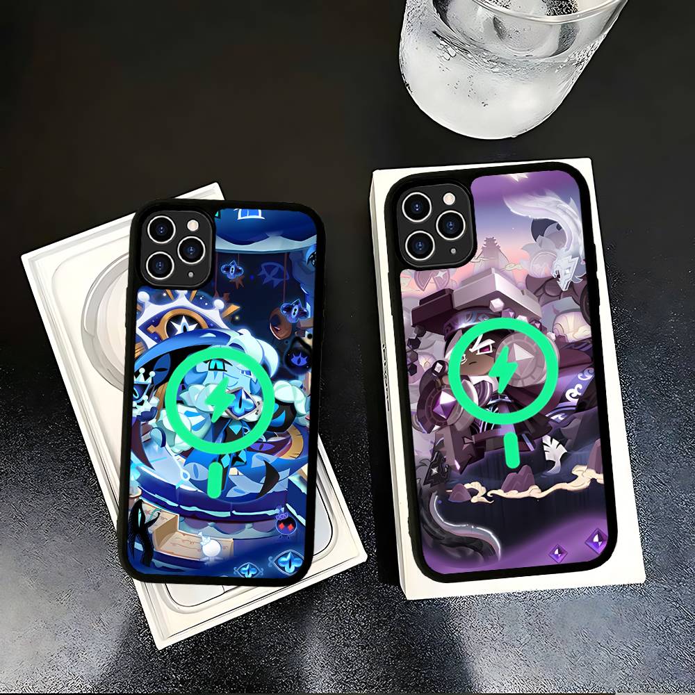 Cookie Run Kingdom Magnetic Wireless Phone Case For IPhone 17 16 15 14 13 12 11 Pro Max Plus Mag Phone Cover
