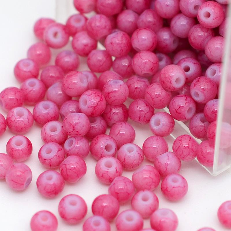 4mm Imitation Jade Glass Seed Beads for Jewelry Crafting – Solid Color Round Beads for Bracelets and Necklaces