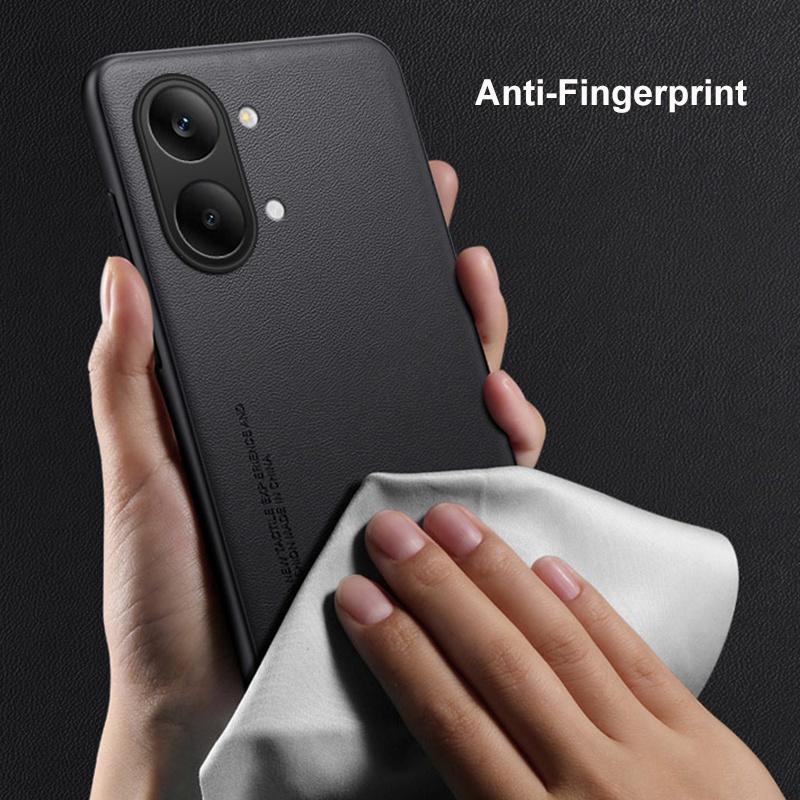 Luxus-PU-Lederhülle für Xiaomi Poco X8 Pro Max 5G Rückseite Mattes TPU-Silikon Stoßfest Vollschutz Handyhülle Coque