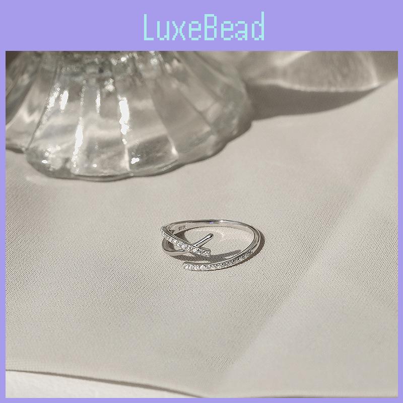 Fashionable Geometric Cross Ring With Zircon Stone Chic And Simple Design Popular Among Influencers