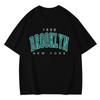 Brooklyn 1898 New York T-Shirt Summer Cotton Letter Printed T Shirt Men Women Harajuku Casual Short Sleeve Hip Hop Streetwear