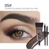 Eyebrow Mascara Waterproof Long Lasting Eyebrow Gel with Brush and Applicator Suitable for Light and Tan Hair Eyebrow Styling Makeup