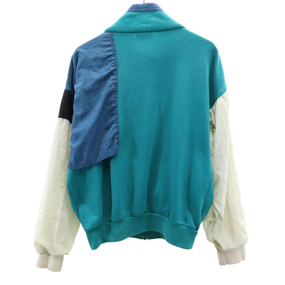 adidas 80s Vintage Silver Tag Trefoil logo Track jacket Turquoise etc. Men's Used