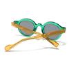 European and American Cross-Border Trendy Street Style Retro Artistic Acrylic Insert Sunglasses Modern Charm Ins Sunglasses 28066