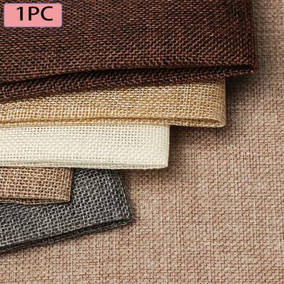 1PC Creative Retro Solid Color Blended Photography Background Cloth Woven Fabric Linen Texture