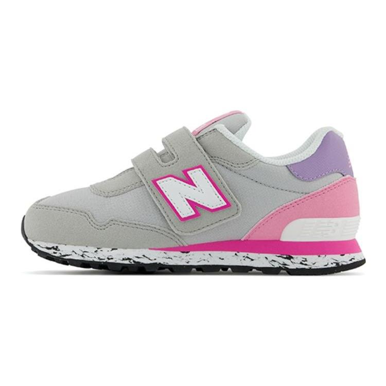 (PS) New Balance 515 Shoes  Grey Pink Purple  Kids  PV515DK EU 31