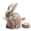 Borsa a tracolla con coniglietto dei cartoni animati con chiusura a zip per uso quotidiano casual