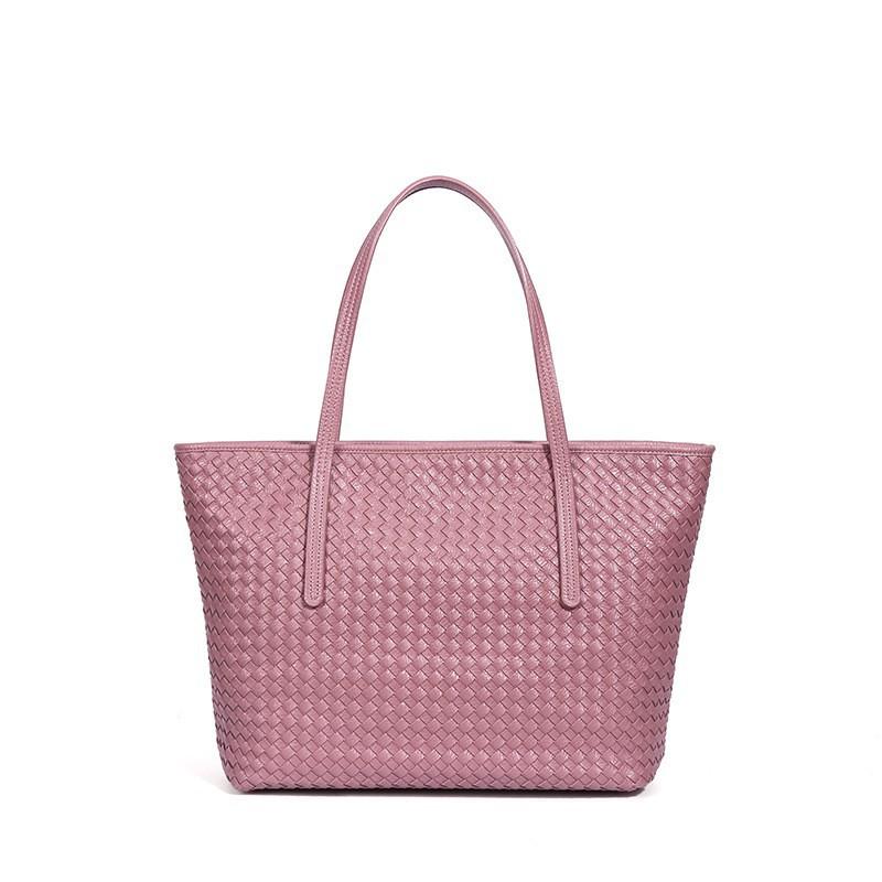 Large-capacity Retro Single-shoulder Handbag Fashionable All-matching Hand-knitted Bag Underarm Tote Women
