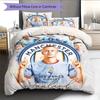 Erling Haaland Pattern Bedding Home Decoration Birthday Gift (1 * Duvet Cover + 2 * Pillowcase, Without Core),fan Merchandise.