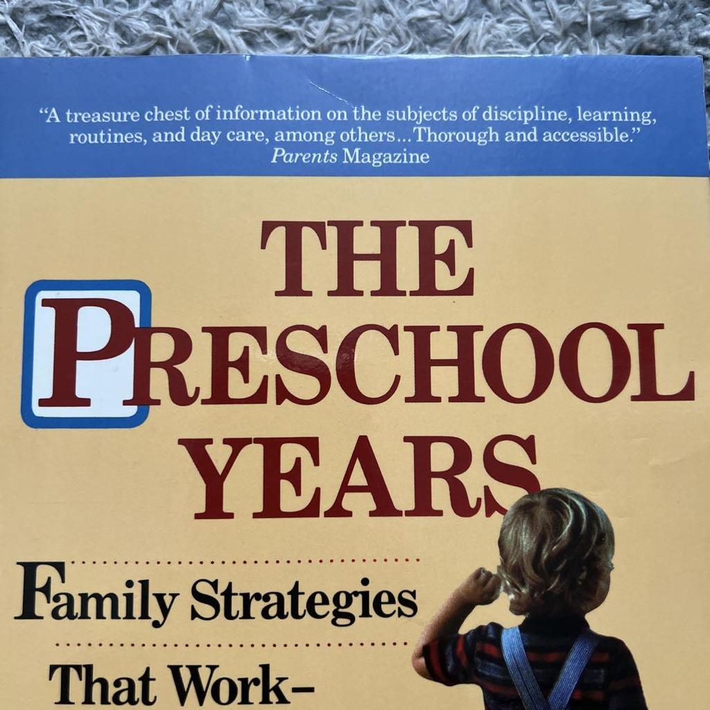 [USED] THE PRESCHOOL YEARS English Book