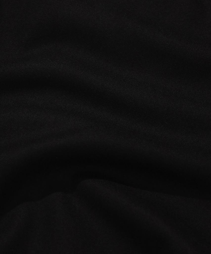 COVERNAT Peached Tr Double-Pleat Semi-Wide Fit Pants Black