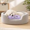 Embroidered Cat Toy Interactive Pet Pillow, with Built-in BB Sound Device, Soft U-shaped Neck Cushion U-Shaped Protector, for Cats And Dogs