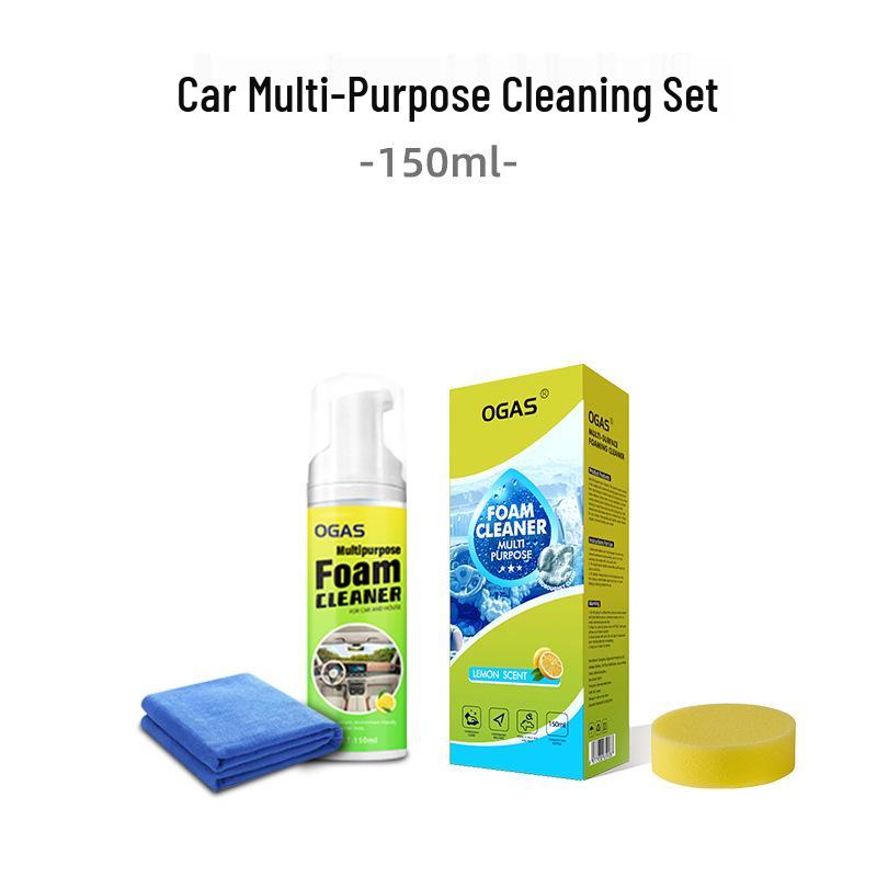 Multifunctional Foam Cleaner for Car and Home: Genuine Leather Care, Stain Removal, Dual Use