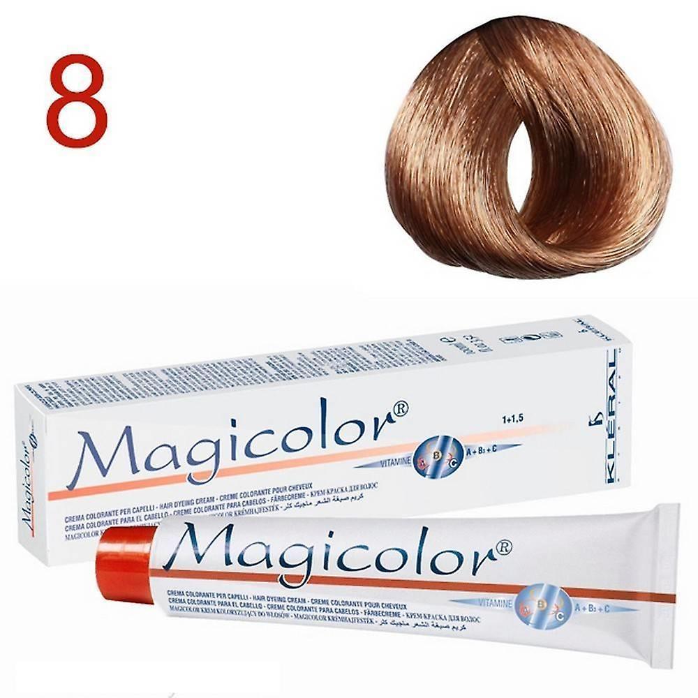 MagiColor Permanent Hair Color (8) Light Blonde 100ml