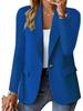 2024 WISH Women's Autumn Long Sleeve Solid Cardigan Blazer