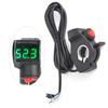 E Bike Thumb Throttle LCD Digital Battery Voltage Display Switch