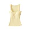 Women's Square Neck Sleeveless Tank Top Slim Fit Solid Color Basic Casual Camisole