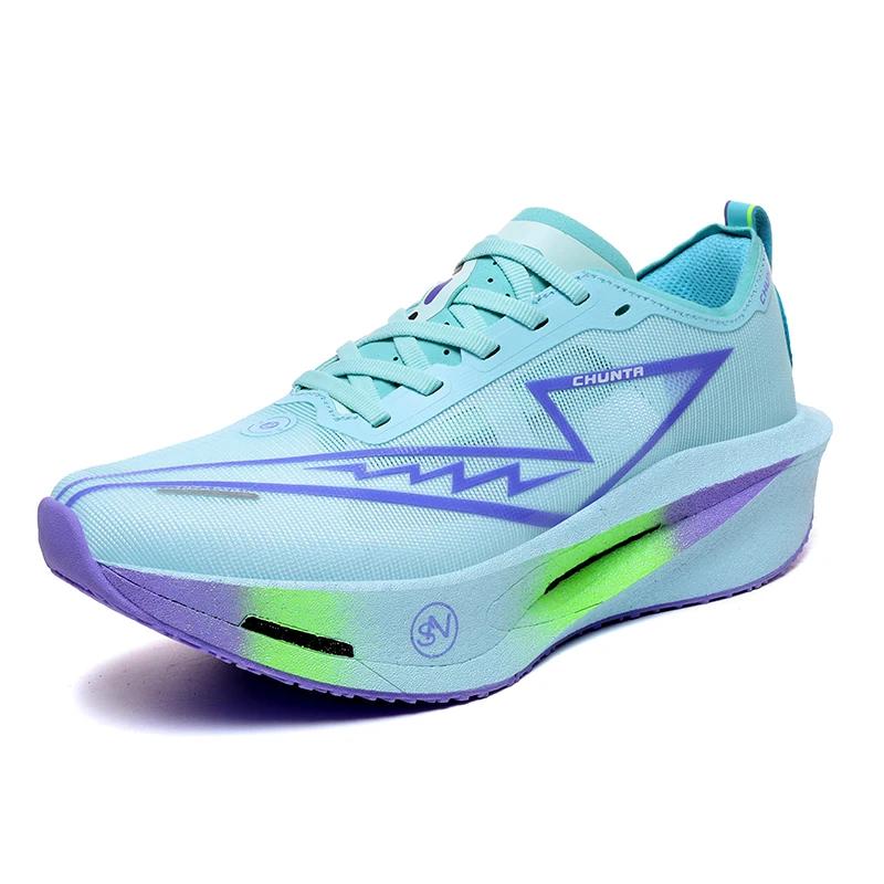 Running Shoes Carbon Board Speciality Marathon Men Sports Breathable Lightweight Women'S Comfortable Athletic Nonskid Sneakers