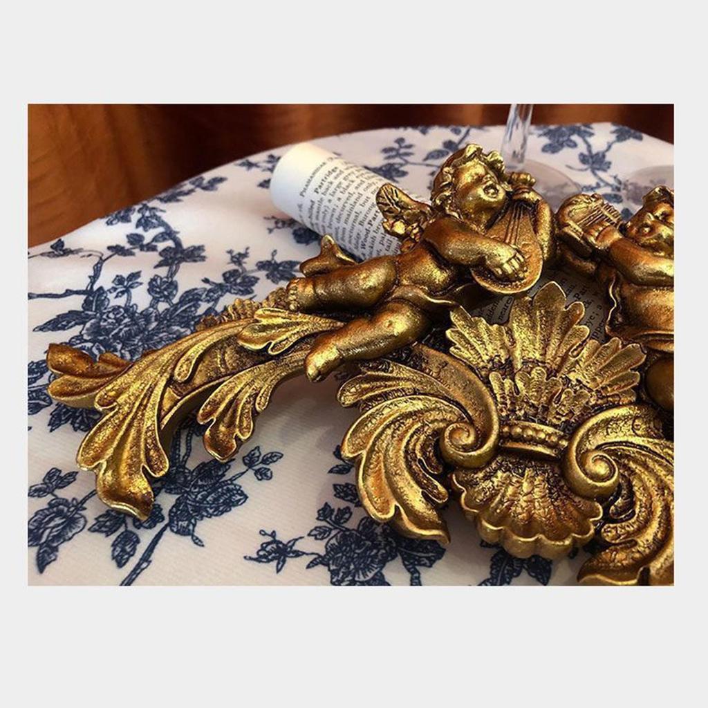 Angel Wall Sculpture Home Decor Angel Statue for Fireplace Office Indoor