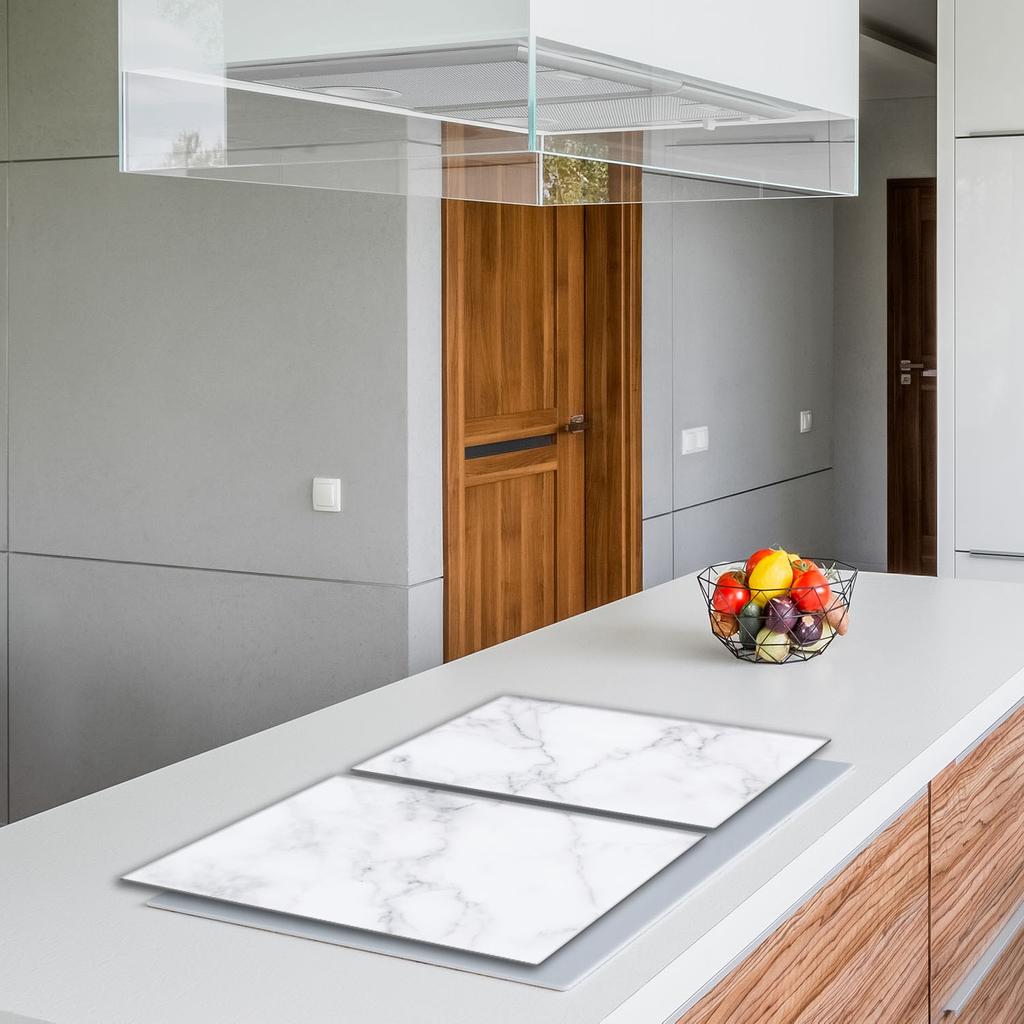 Szklana Płyta Ochronna Na Kuchenkę 2x40x52 Marmur