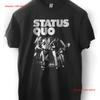 Gorąca Koszulka Bawełniana Czarna Status Quo Band sIZE s Do 4XL vintage Prana z grafiką Codzienna Moda Top Do Noszenia Na Co Dzień