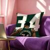 Giannis Antetokounmpo Pillow Case Square DoubleSided Sofa Cushion Cover Bedroom Bedside Pillow