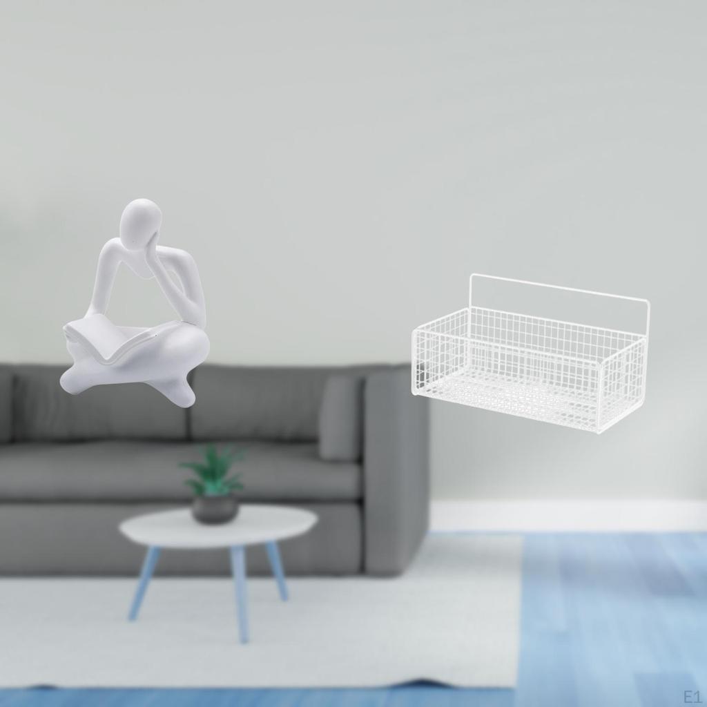 Abstract Thinker Shelf Statue Decoration for Tabletop Living Room Office Bookshelf Metal Wall