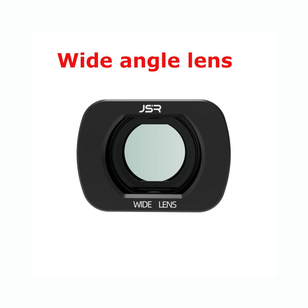 Wide Angle Lens for DJI OSMO Pocket 3 Anti Distortion Multi-layer Coated Optical Glass 10x Macro Lens Magnetic Suction Installat