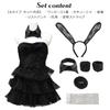 Brightlara Halloween Cosplay Bunny Girl Adult Rabbit Costume, Miniskirt, cos061-XL