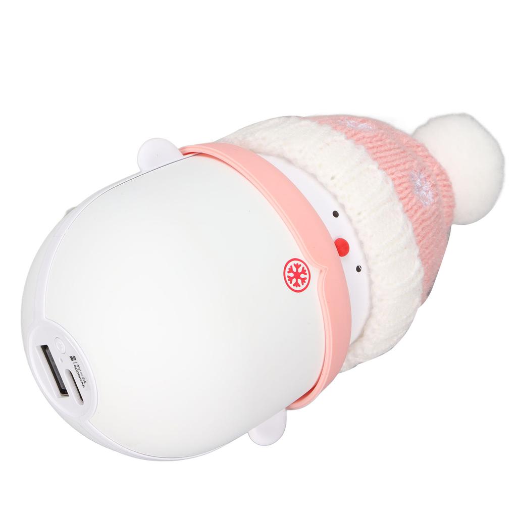 Hand Warmer Multifunctional Rechargeable Snow Man Hand Heater 6000mAh Powerbank for Cold Winter