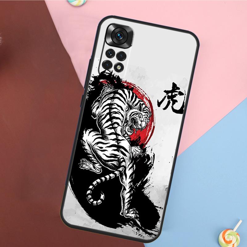 Fashion Animal Tiger Art Cover For Xiaomi Redmi Note 13 14 Pro 12 11 9 10 9S 10S 11S 12S Redmi 14C 10C 12C 13C Case