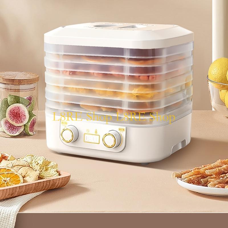 L8RE User Friendly Dehydrator with Customizable Drying Models for All Foods