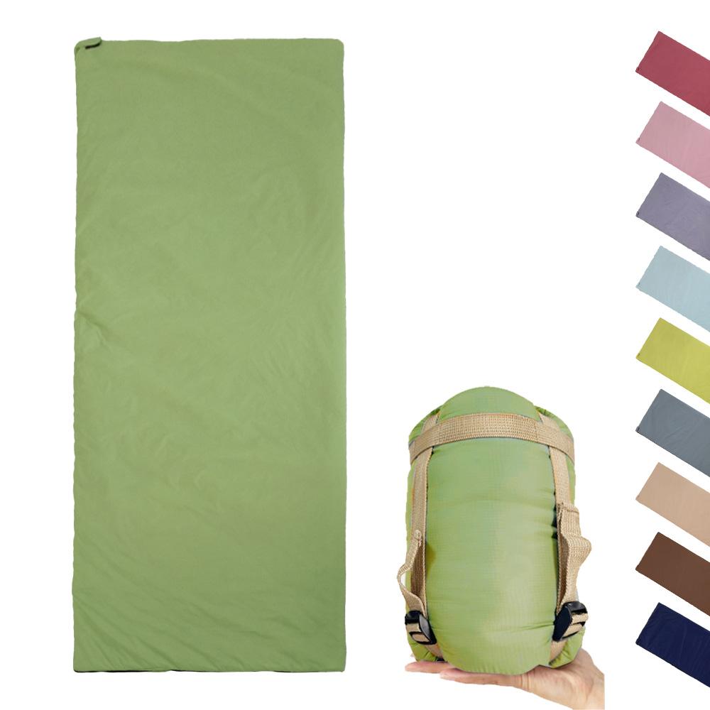 E-RIKE LOW MOQ Waterproof Lightweight Nylon 3-Season Envelope Outdoor Custom Adult Sleeping Bag for Camping