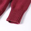 Casual Turtleneck Pullover Women Autumn Winter Dark Red Loose Sweater Female Full Sleeves Solid Color Knitwear Lady All-match Pullovers