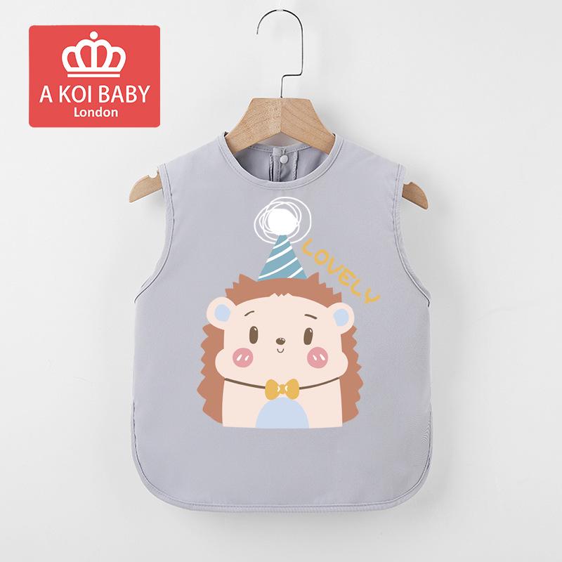 Infant Sleeveless Waterproof Coverall Bib - Lightweight & Breathable for Summer