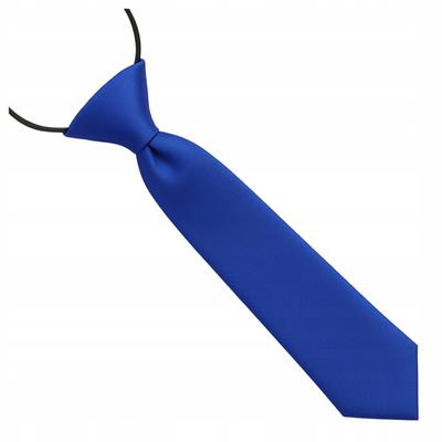 Children' TIE SMOOTH Boy' Tie with Elastic Band for Children ELASTIC Narrow CORNFLOWER BLUE