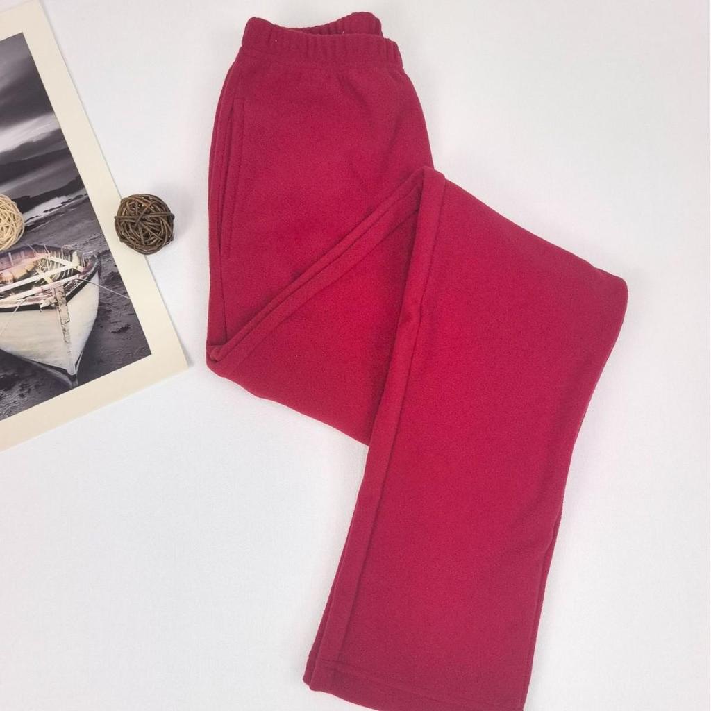 Women's Fleece-Lined Thermal Pants: Warm, Windproof, and Stylish for Indoor/Outdoor Wear