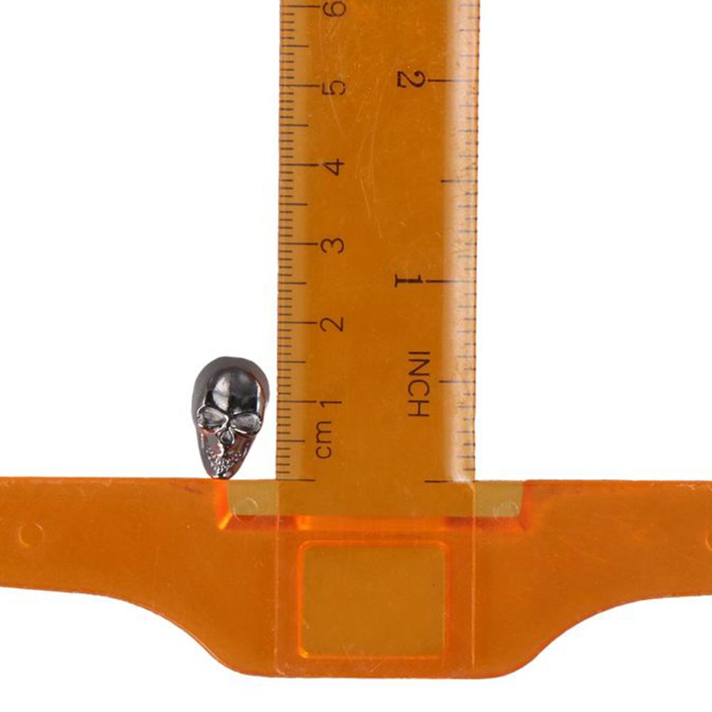 10 ks Kovové Kovové Lebka Nýty Cvočky Punk Hlava Tašky